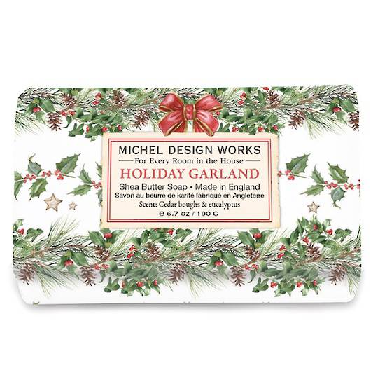 Holiday Garland Medium Soap Bar
